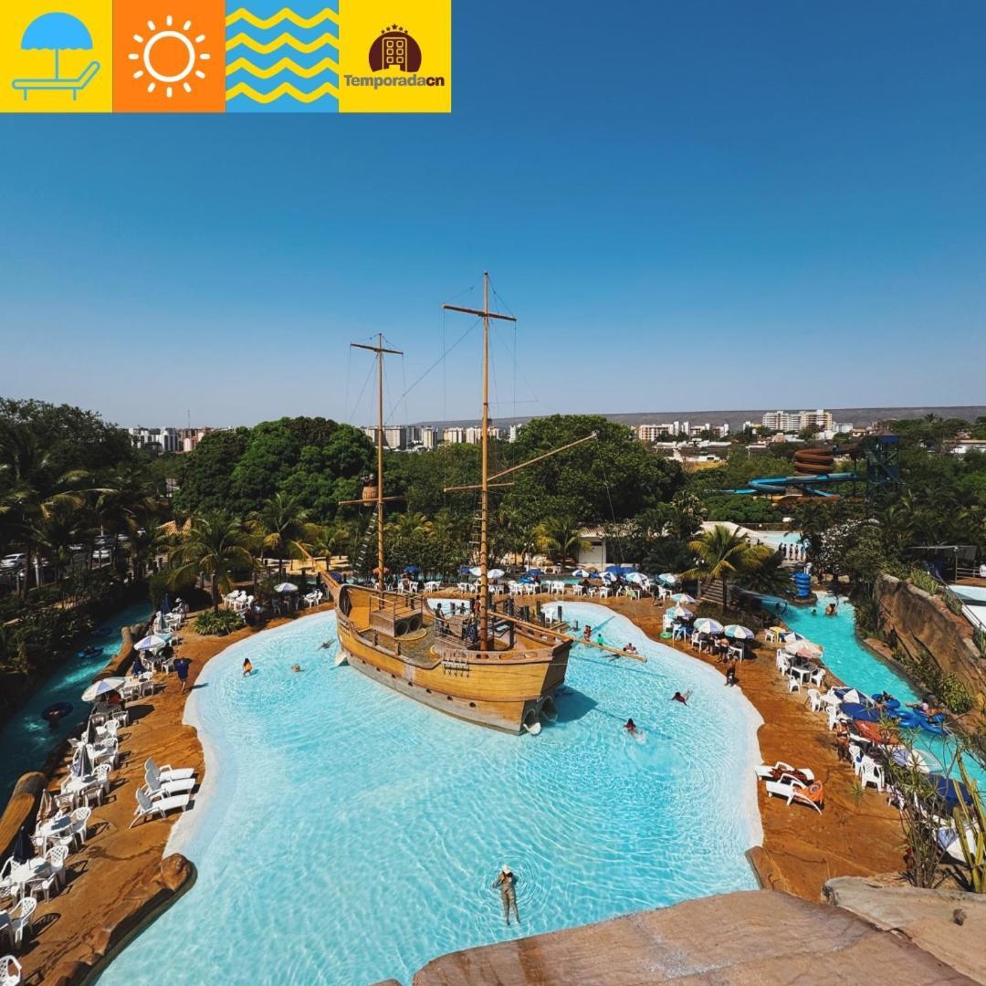 Aparthotel Piazza Com Acesso Ao Acqua Park - Gustavo Caldas Novas Exterior foto